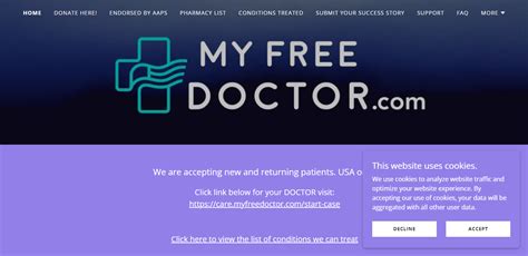 com grants you permission to view this Site to access, review, request, andor receive myfreedoctor. . Myfreedoctor reviews